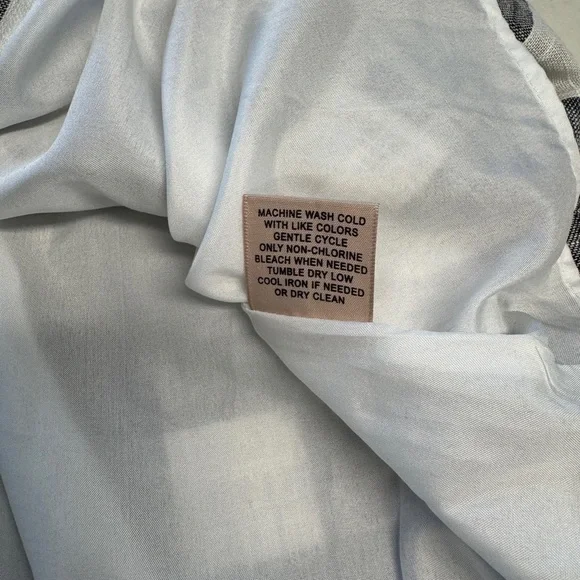 Philosophy Monochrome Linen Plaid Dress Size Small NWT - Picture 6 of 6